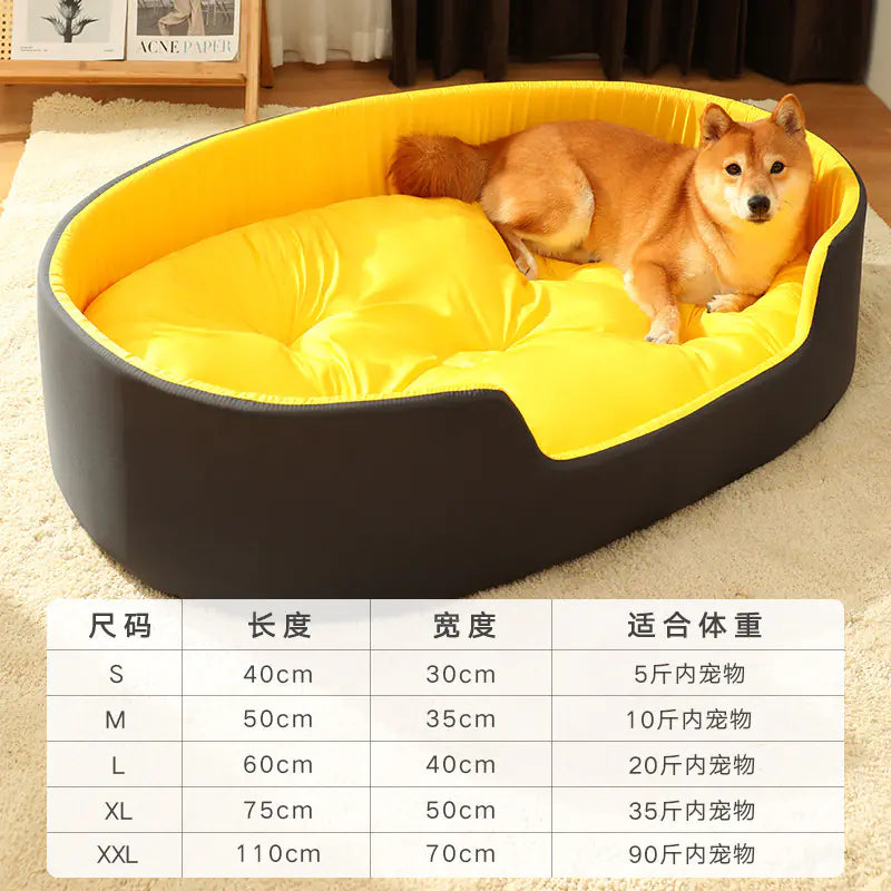 Desi Fresh Pet Dog Bed with Removable Washable Cover