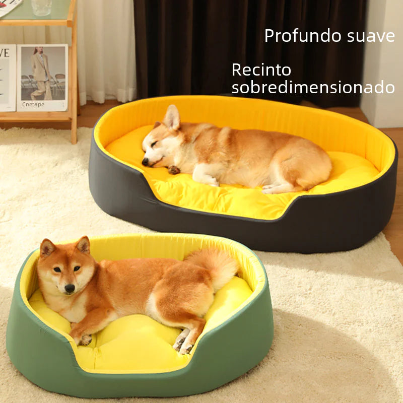 Desi Fresh Pet Dog Bed with Removable Washable Cover