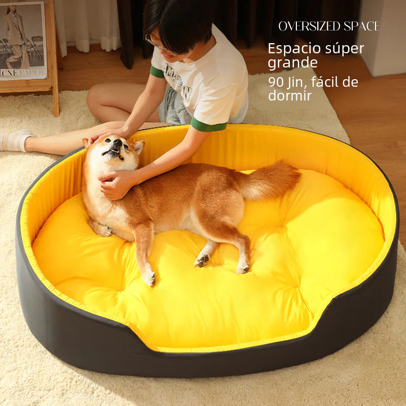 Desi Fresh Pet Dog Bed with Removable Washable Cover