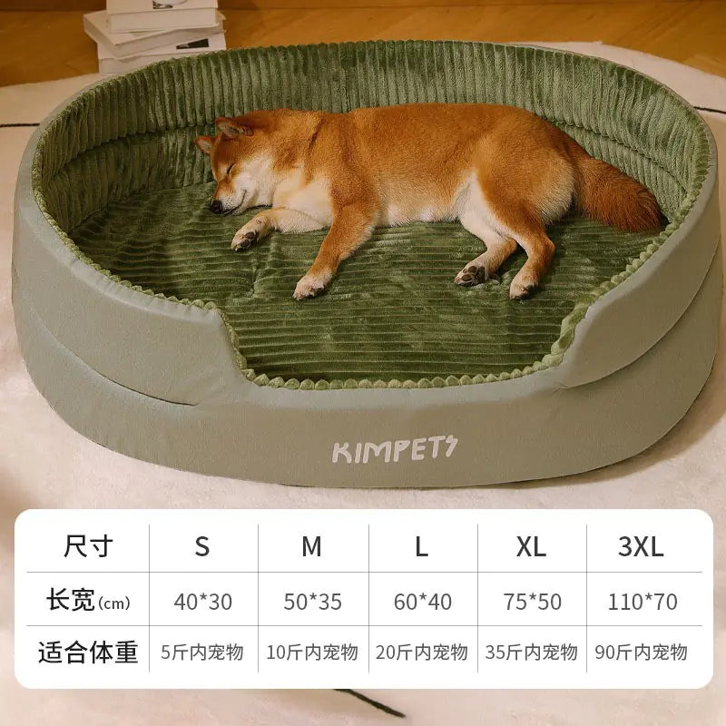 Desi Fresh Pet Dog Bed with Removable Washable Cover