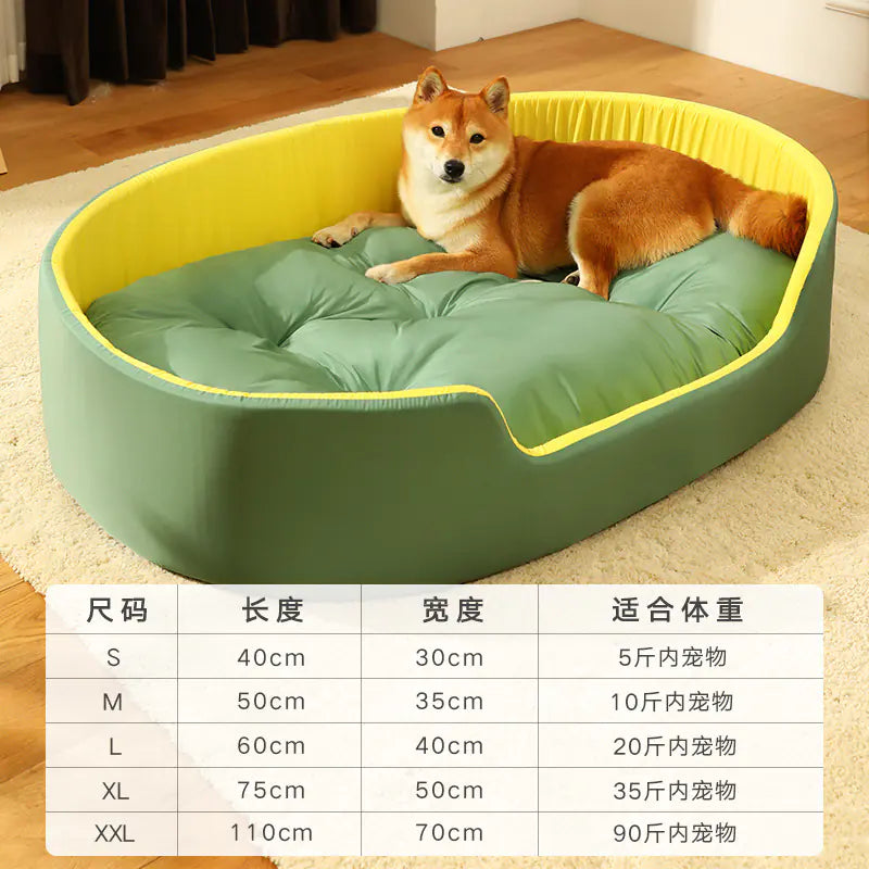 Desi Fresh Pet Dog Bed with Removable Washable Cover