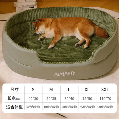 Desi Fresh Pet Dog Bed with Removable Washable Cover