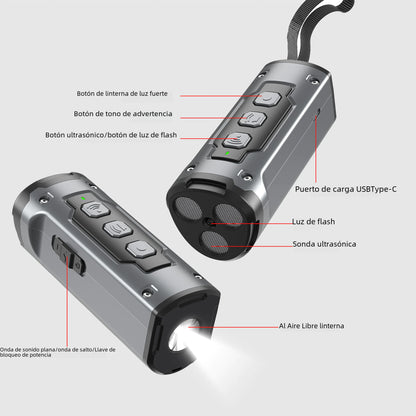 Desi Fresh Ultrasonic Dog Repeller with Flashlight Feature